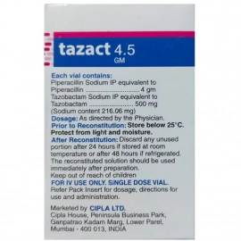 TAZACT INJ.4.5GM.
